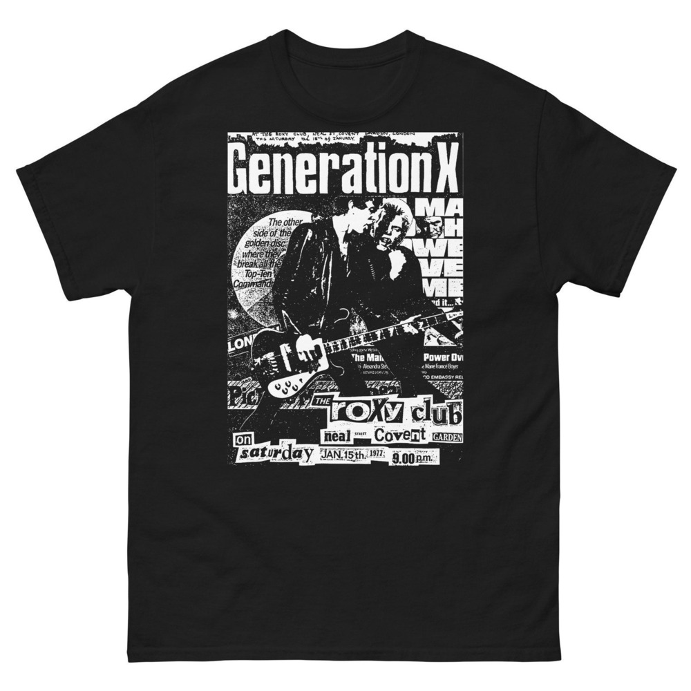 70s Punk Band Black Classic Shirt